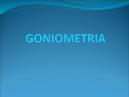 Goniometría