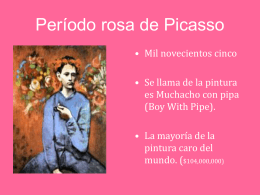 Período rosa de Picasso