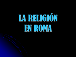 la religión en roma