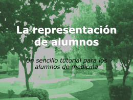 PPT Representación - Universidad de Sevilla