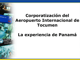 AEROPUERTO INTERNACIONAL DE TOCUMEN, S.A.
