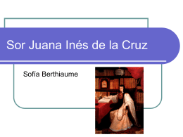 Sor Juana Inez de la Cruz