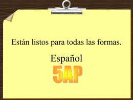 ¿Sabes tus verbos? Try the game here!