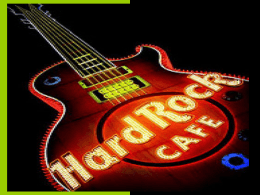 Presentación sobre Hard Rock Café