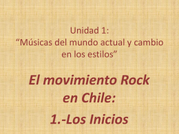 El movimiento Rock en Chile primera parte