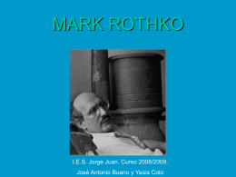 MARK ROTHKO - IES JORGE JUAN / San Fernando