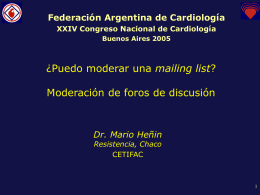 PPT 0.3MB - Federación Argentina de Cardiología
