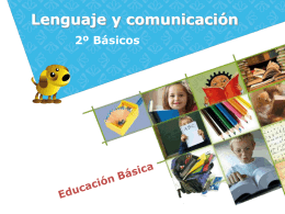 Lenguaje y comunicación - Colegio Hispano Americano