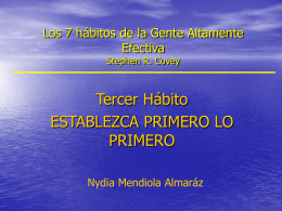 Tercer Habito, Nydia Mendiola A, 2005-2