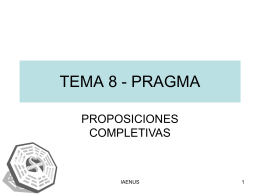 TEMA 8 - PRAGMA