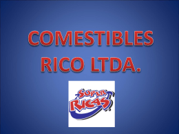 Comestibles Ricos Ltda
