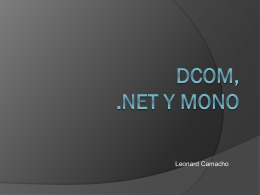 DCom, .NET y MONO