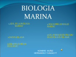 1 ¿que es la biologia marina? - TIC3-301