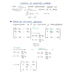 Sistema de valores y vectores propios de una matriz