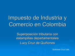 Presentación "Impuesto de Industria y Comercio en Colombia"