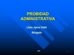 Seminario_Probidad Administrativa_2009_