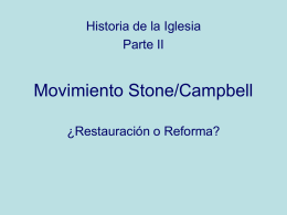 The Stone/Campbell Movement