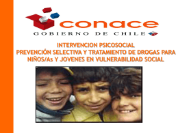Prevención comunitaria en Chile