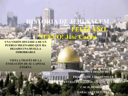 HISTORIA DE ISRAEL Y DEL PUEBLO JUDÍO