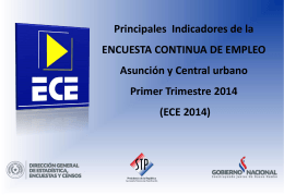 Presentación ECE Primer Trimestre 2014