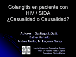 Colangitis en paciente con HIV SIDA