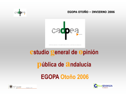 Presentación EGOPA Otoño-Invierno 2006.