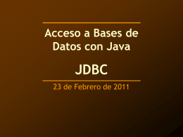 JDBC-tr