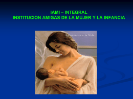 INICIATIVA INSTITUCIONES AMIGAS DE LA MUJER Y LA