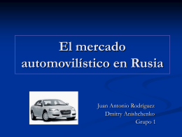 El mercado automovilístico en Rusia