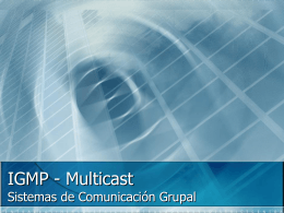 IGMP - Multicast