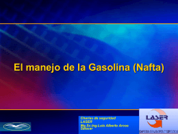 El manejo de la Gasolina - Luis Alberto Arcos Salazar