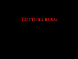 Cultura rusa: - aprenderlenguasapartirdeotraslenguas