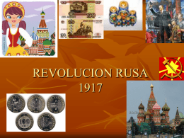 REVOLUCION RUSA - Enseñanza Media