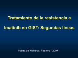 Tratamiento clínico de la resistencia en GIST