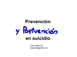 Postvención en suicidio