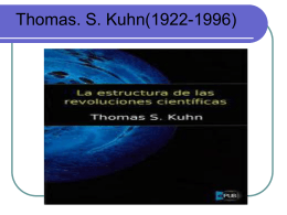 Thomas. S. Kuhn (1922