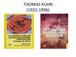 thomas kuhn - María Spadaro – Metodología de las ciencias sociales