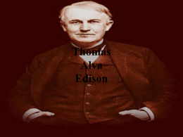Thomas Alva Edison, un genio con malas notas