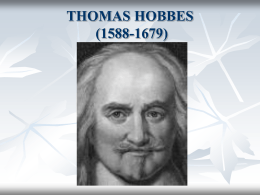 La filosofía política de Thomas Hobbes