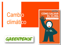 Cambio climático - Greenpeace España