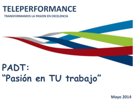 Pasión? - Intranet en Teleperformance México