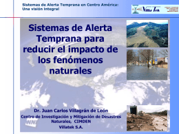 Sistemas de Alerta Temprana en Guatemala: Una visión integral