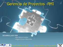 Gerencia de Proyectos -PMI