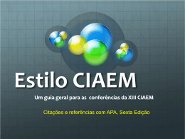 Estilo CIAEM - Centro de Investigaciones Matemáticas y Meta