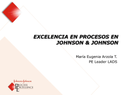 Excelencia en Procesos en Johnson & Johnson