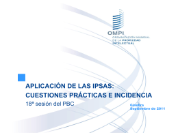 Aplicación de las IPSAS: Cuestiones prácticas e incidencia