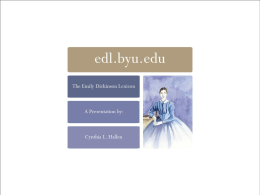 EDLwebsiteBYU - Emily Dickinson Lexicon