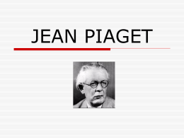 JEAN PIAGET - WordPress.com