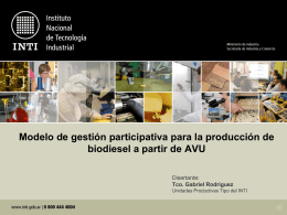 Sin título de diapositiva - Instituto Nacional de Tecnología Industrial