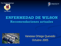 ENFERMEDAD DE WILSON